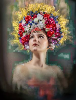 Martosi menyasszonyi fejkoszorú